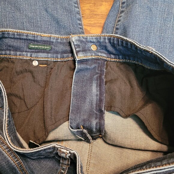 Lauren Ralph Lauren Jeans Womens 10 Premier Straight Medium Dark Stretch Denim - Picture 5 of 13